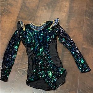 A long sleeve leotard